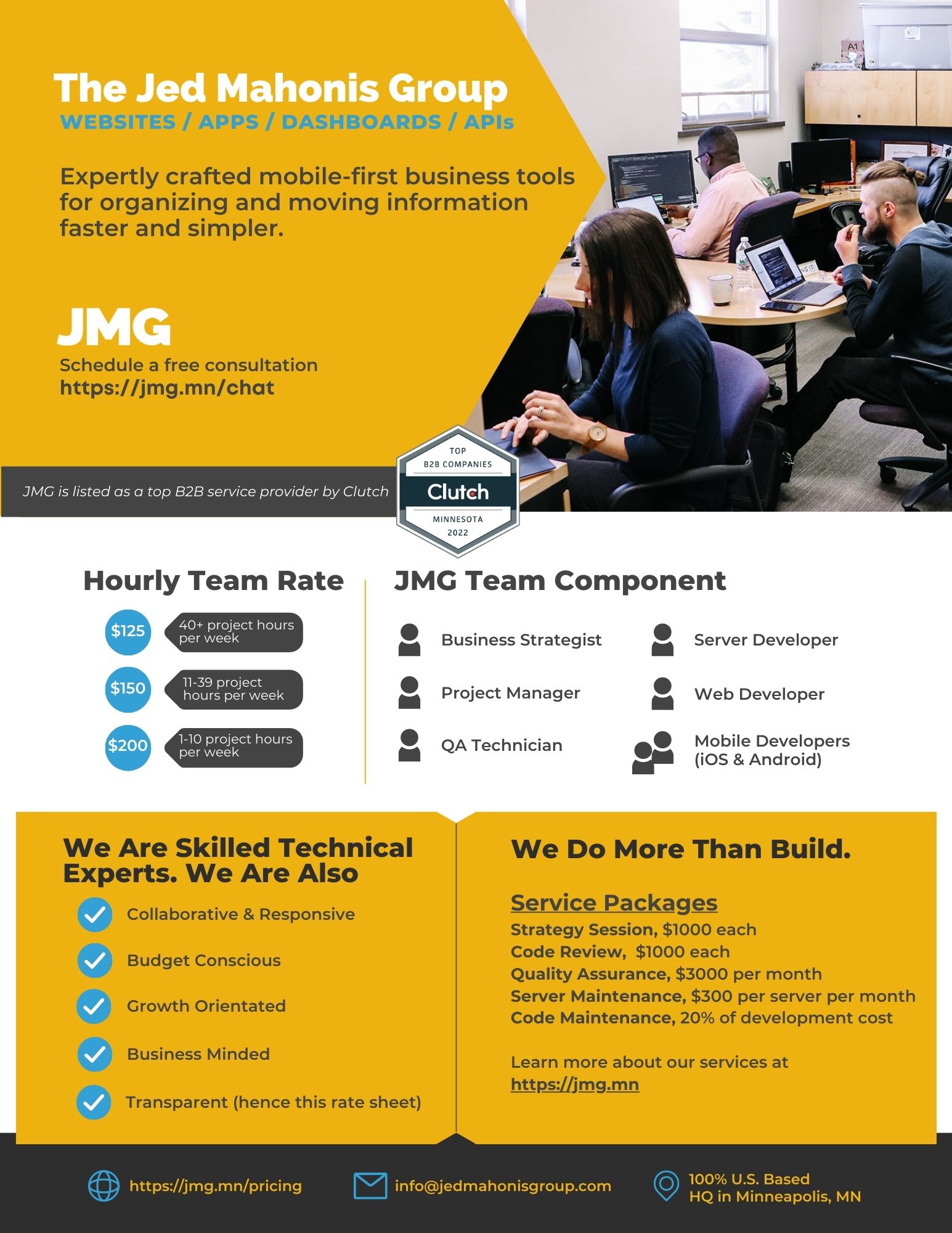 JMG Rate Sheet